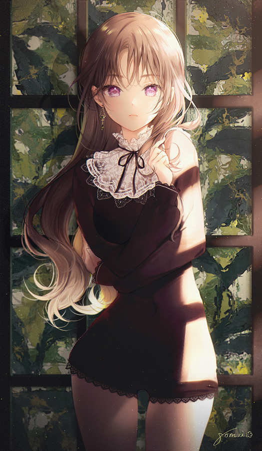 This is a pixiv picture whose title is 緑のかけら.