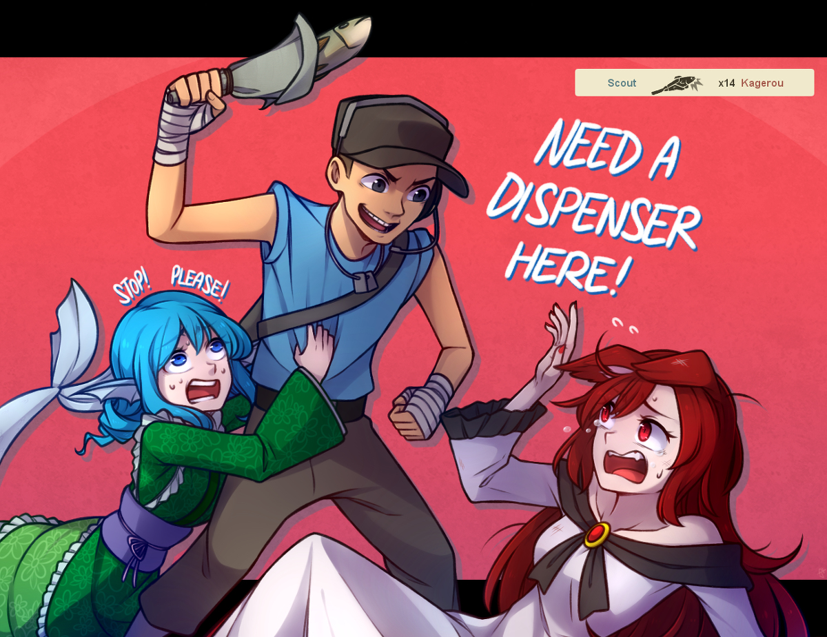 This is a pixiv picture whose title is FISH KILL!.