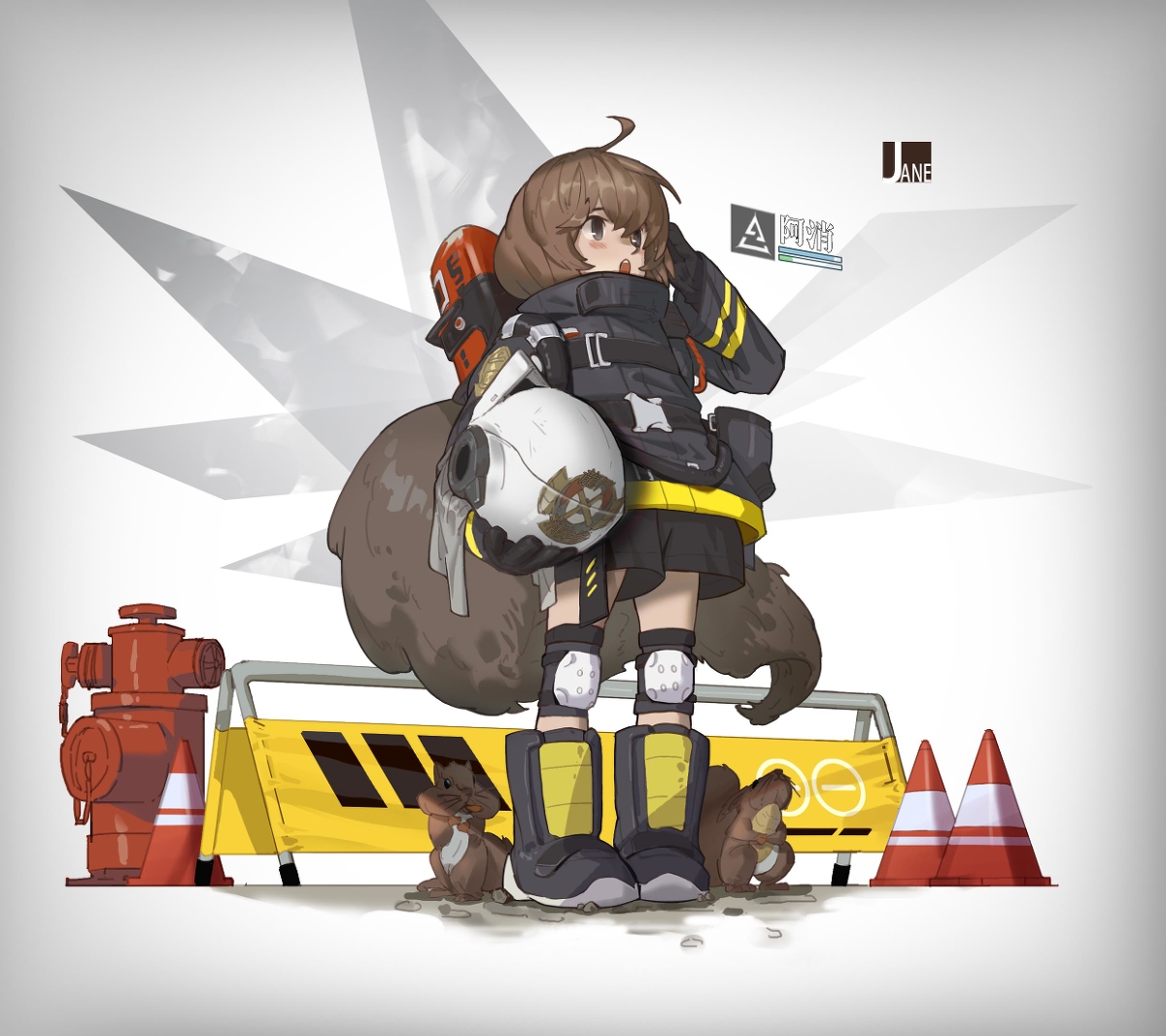 This is a pixiv picture whose title is 消.