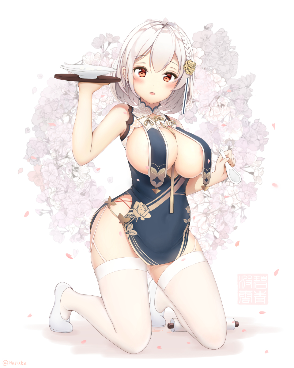 This is a pixiv picture whose title is 碧 波 青 云.