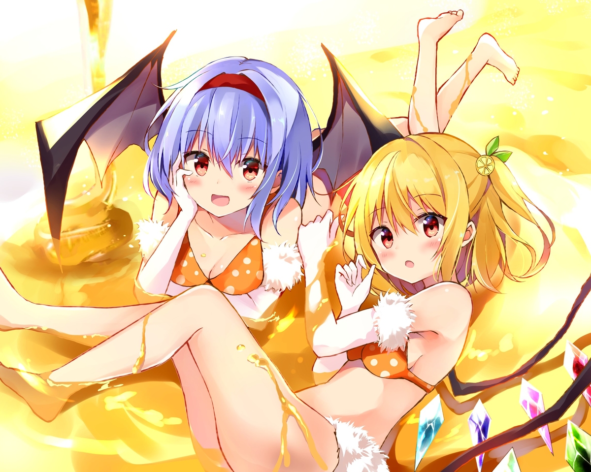 This is a pixiv picture whose title is ハチミツプールレミフラ.