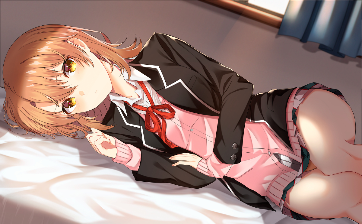 This is a pixiv picture whose title is いろはと添い寝.