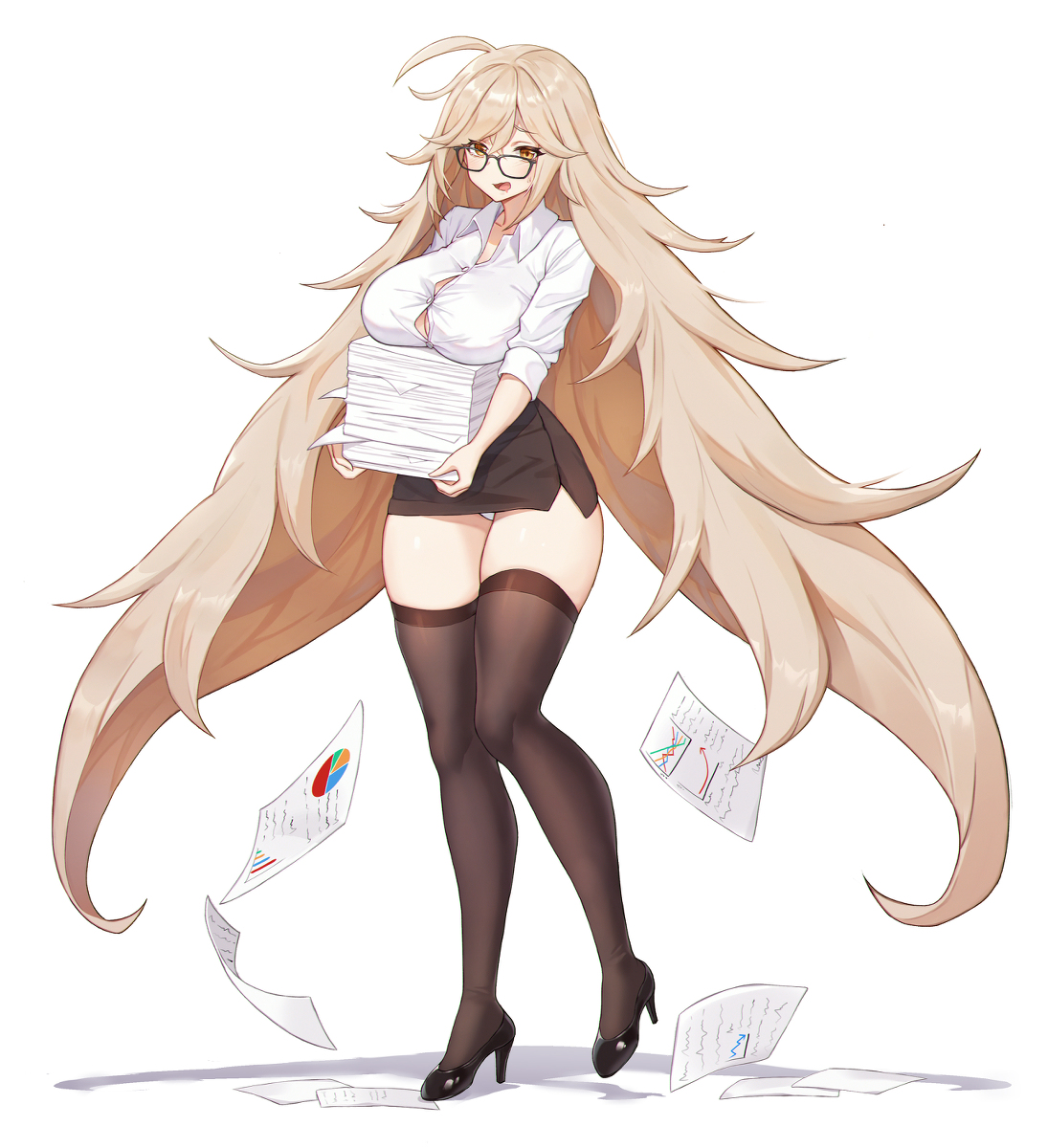 This is a pixiv picture whose title is 뽀끄루 회사원.