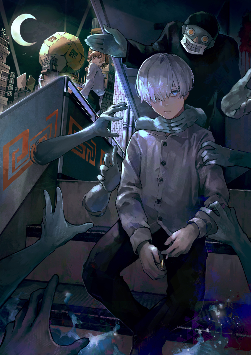 This is a pixiv picture whose title is トーキョーゲットー.