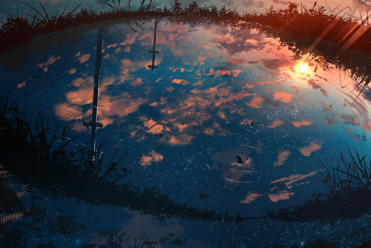 This is a pixiv picture whose title is あっちの世界.