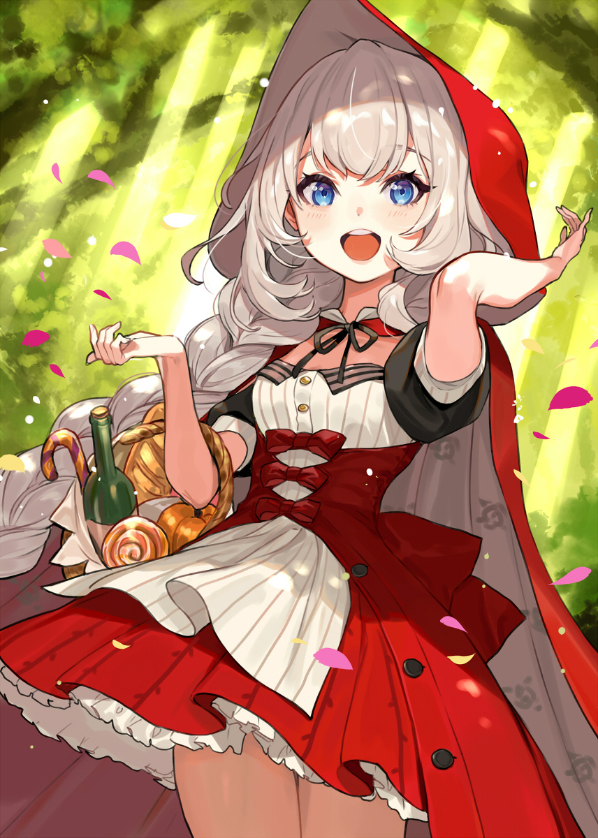 This is a pixiv picture whose title is 赤ずきんマリーちゃん.