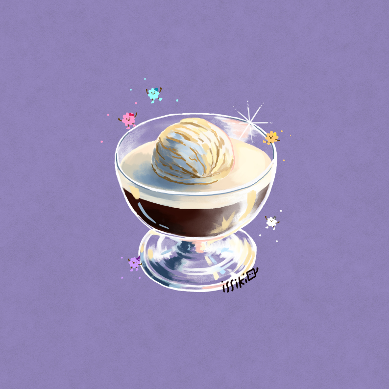 This is a pixiv picture whose title is 絶妙な甘さのコーヒーゼリー.