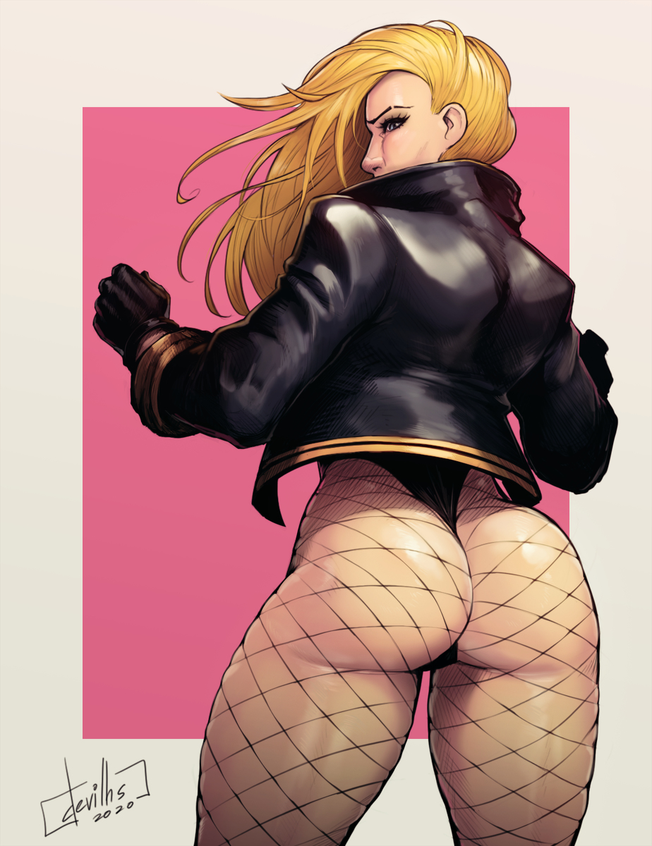 This is a pixiv picture whose title is Black Canary.