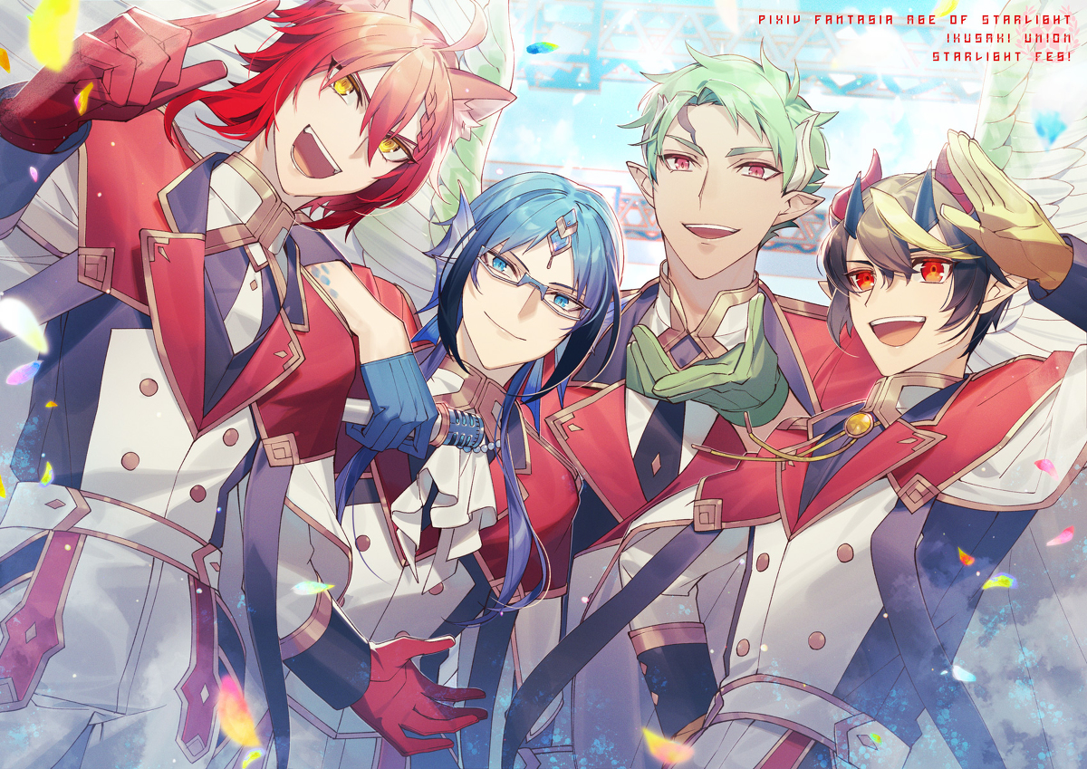 This is a pixiv picture whose title is 【PFAOS】美しき幸福、純真な希望をあなたに.