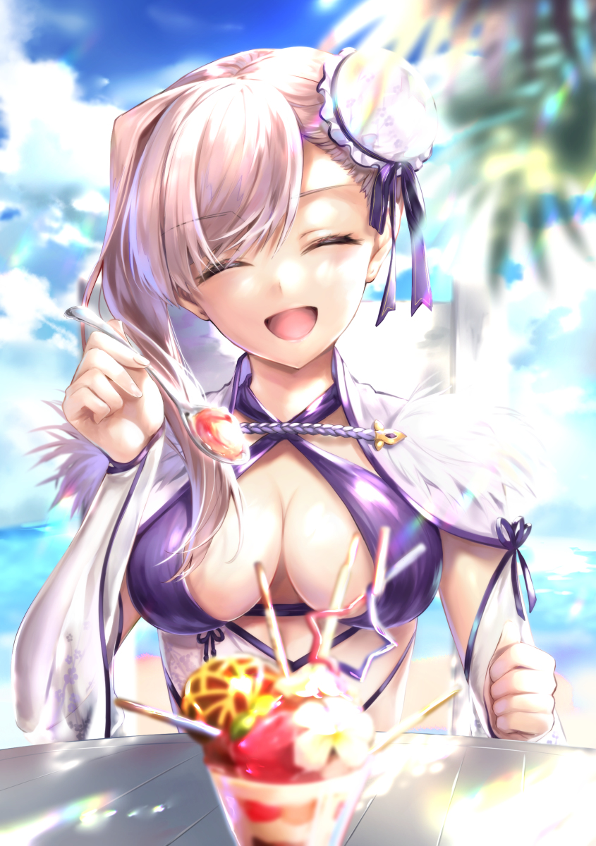 This is a pixiv picture whose title is 夏の夢.