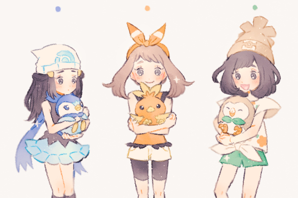 This is a pixiv picture whose title is 鳥ポケモンたち.