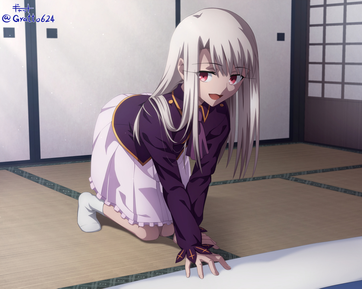 This is a pixiv picture whose title is 十一日目・起床・自室/イリヤの忠告.