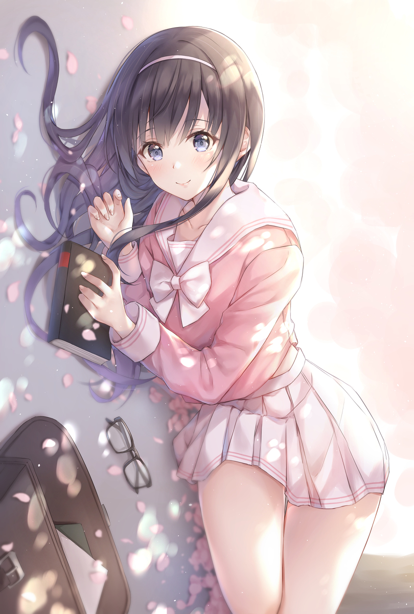 This is a pixiv picture whose title is 🌸.