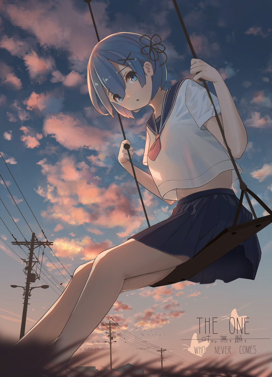 This is a pixiv picture whose title is レム.