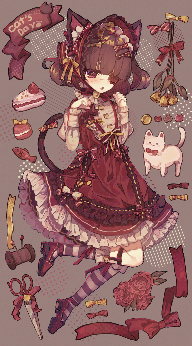 This is a pixiv picture whose title is nyan.