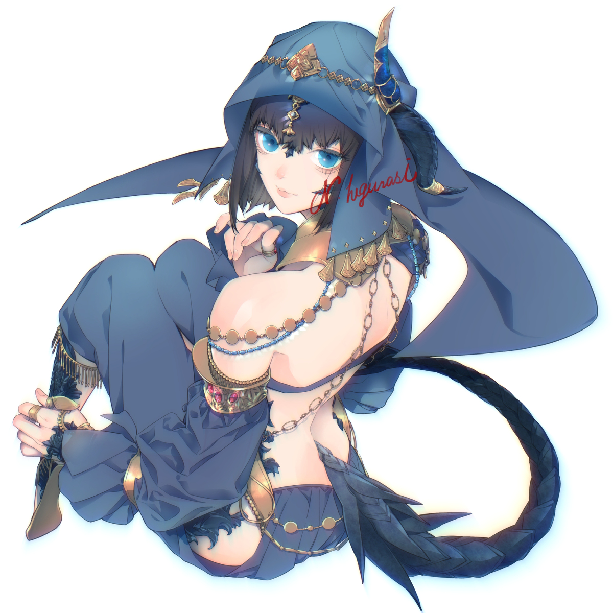 This is a pixiv picture whose title is commission.