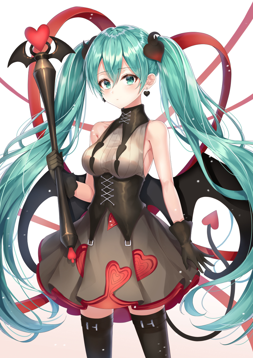 This is a pixiv picture whose title is 初音ミク(永遠の七日).