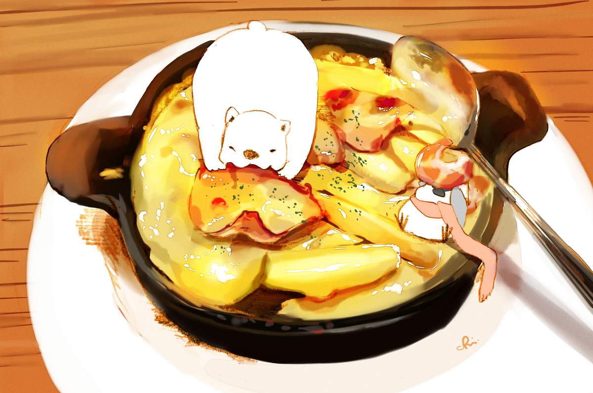 This is a pixiv picture whose title is グラタン.