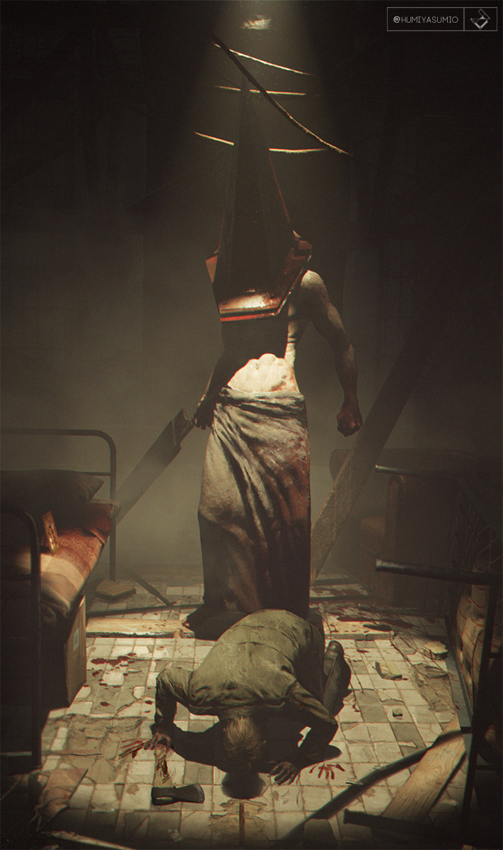 This is a pixiv picture whose title is SILENTHILL.