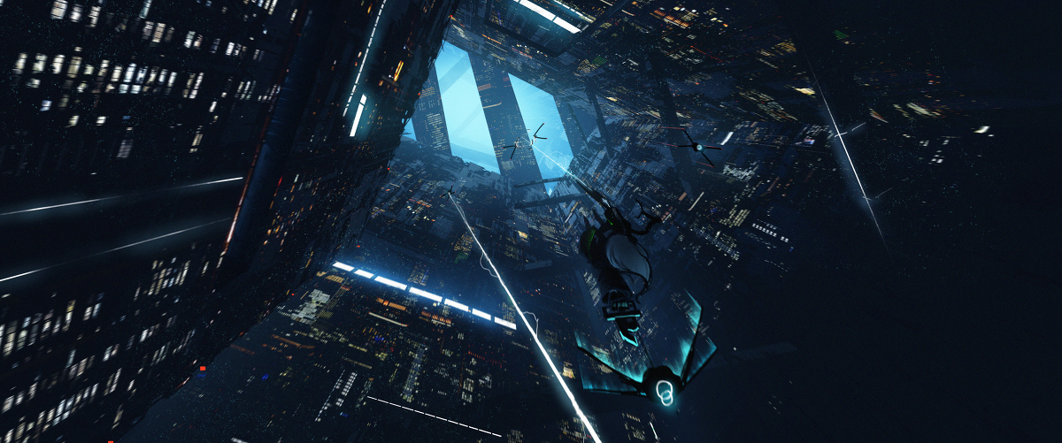 This is a pixiv picture whose title is 空中戦.