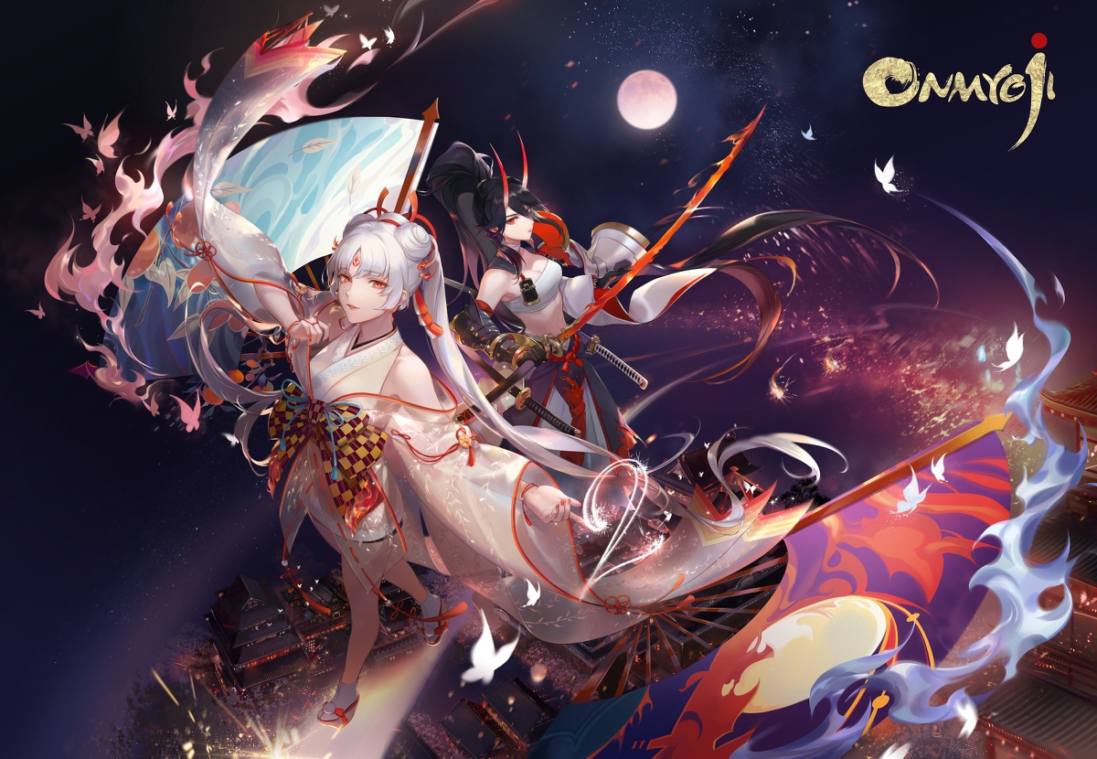 This is a pixiv picture whose title is Onmyoji 2nd Anniversary.