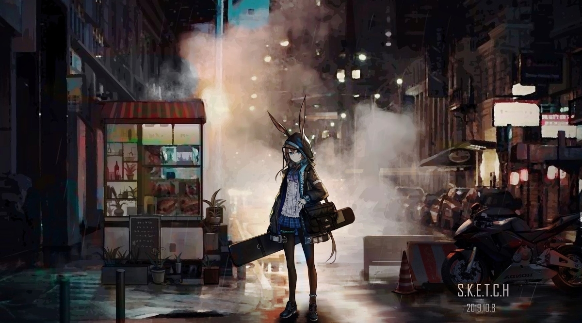 This is a pixiv picture whose title is 明日方舟.