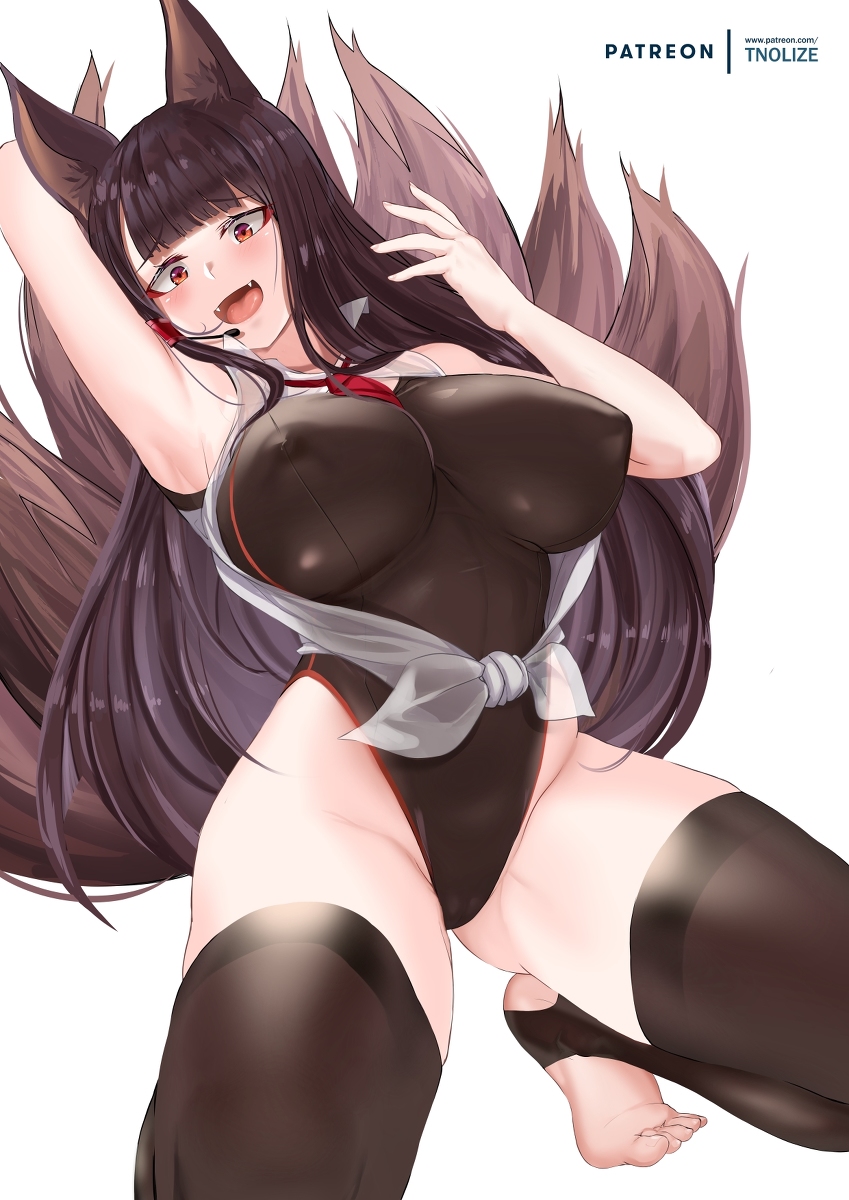 This is a pixiv picture whose title is Swimsuit Akagi V1.