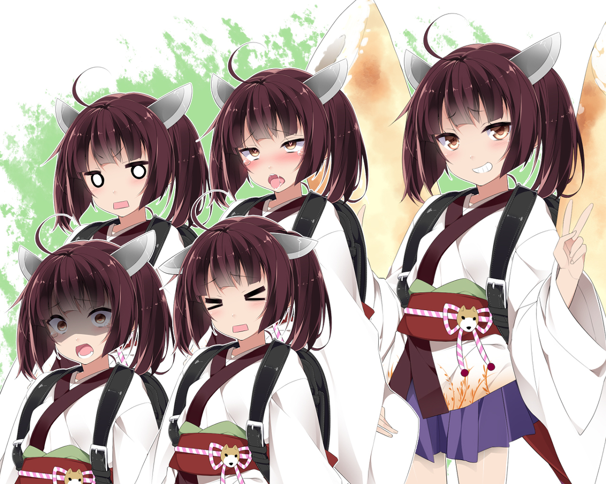 This is a pixiv picture whose title is 東北きりたんさん立ち絵素材ver3.0.