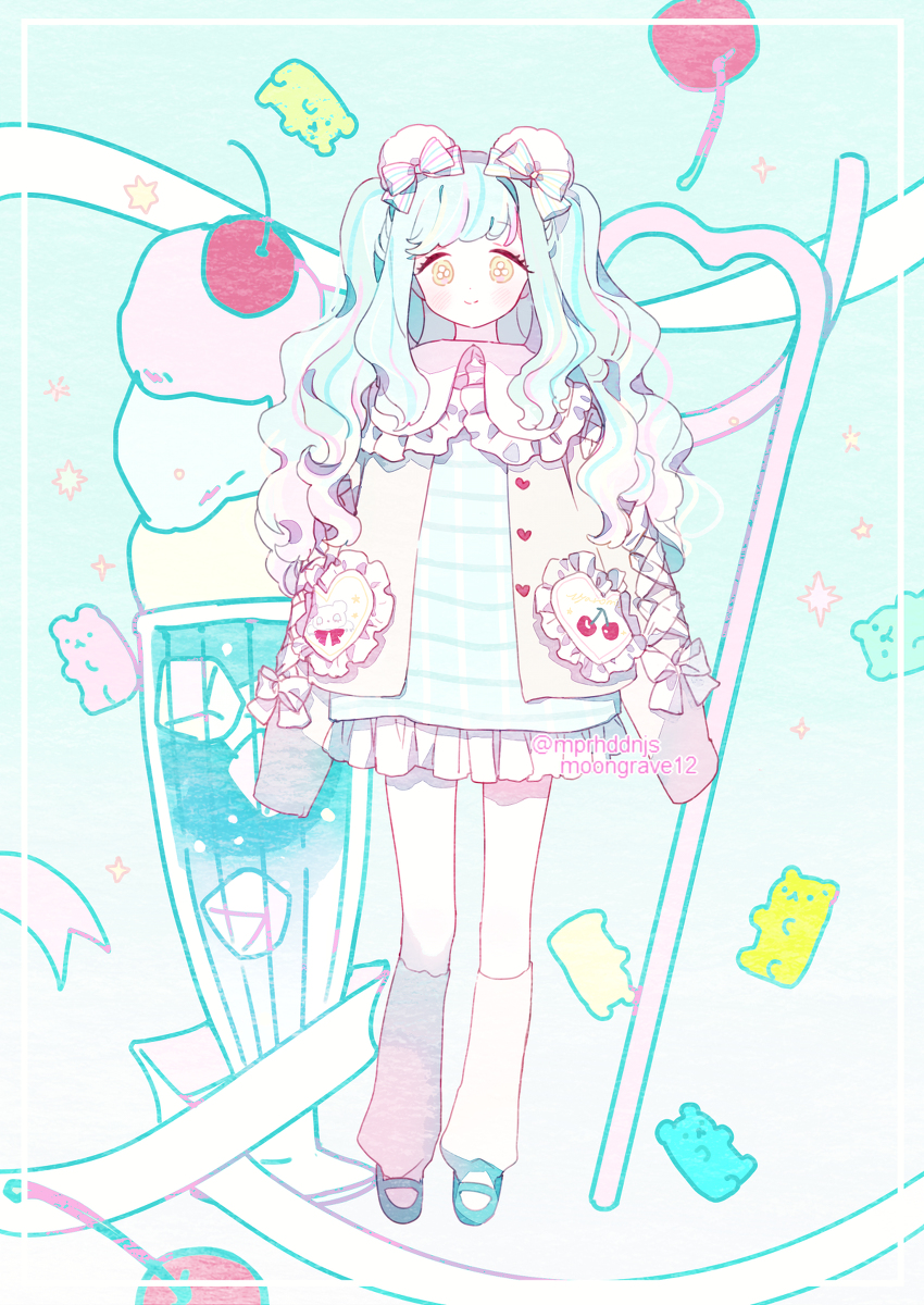 This is a pixiv picture whose title is クリームソーダ.