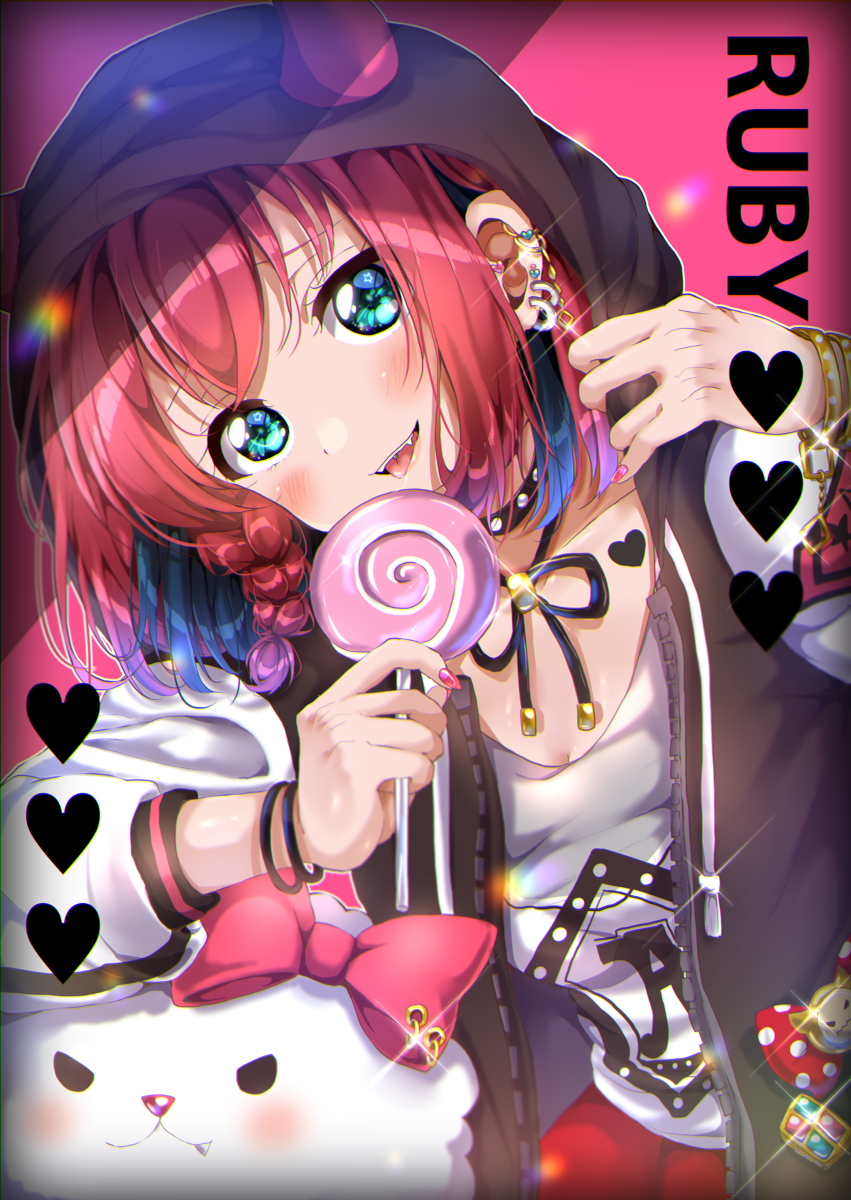 This is a pixiv picture whose title is 🍭.