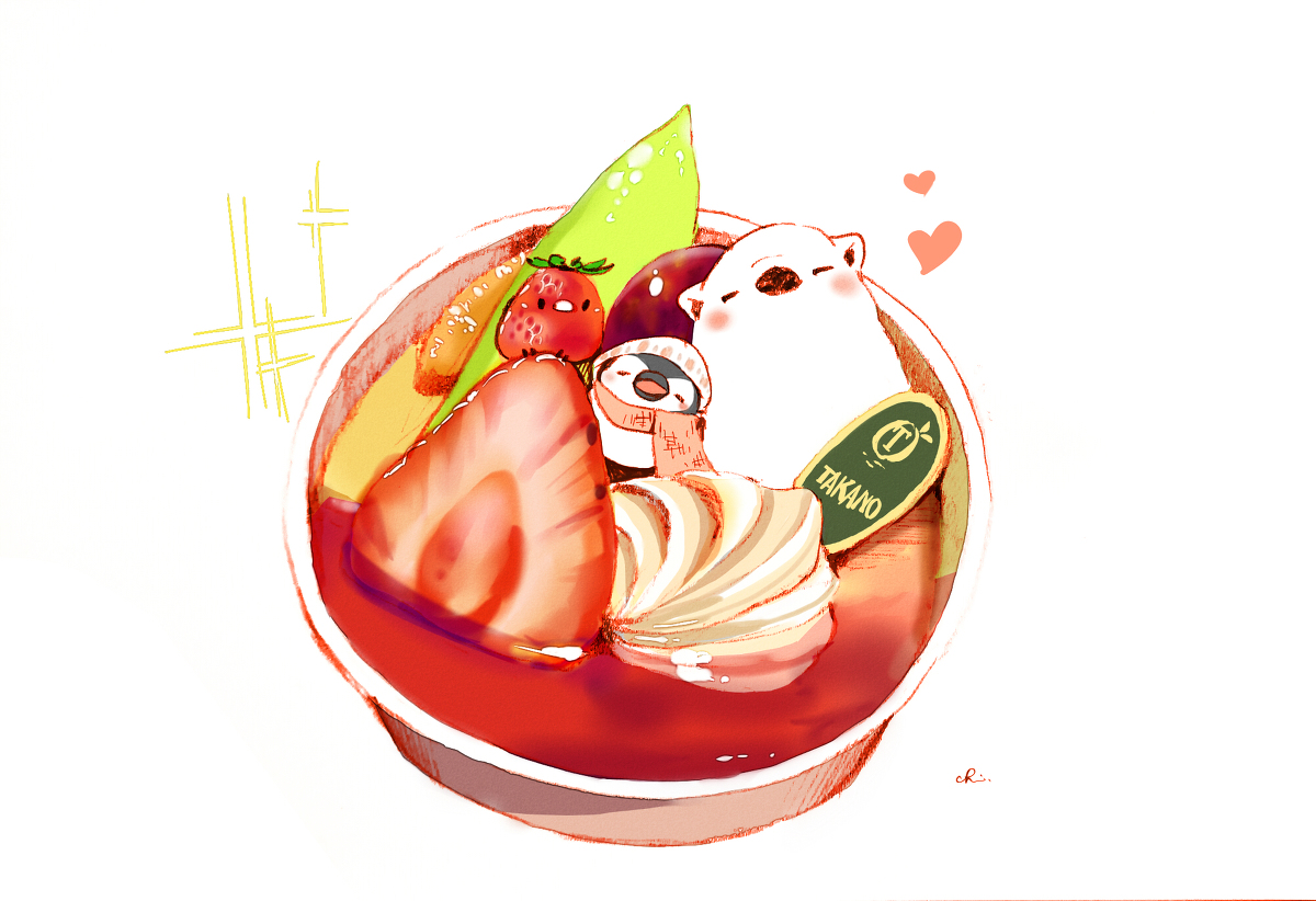 This is a pixiv picture whose title is フルーツプリン.