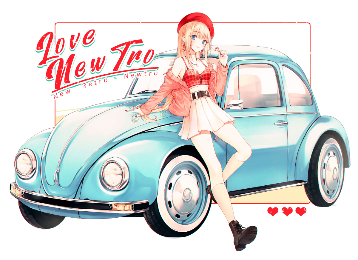 This is a pixiv picture whose title is NEWTRO.