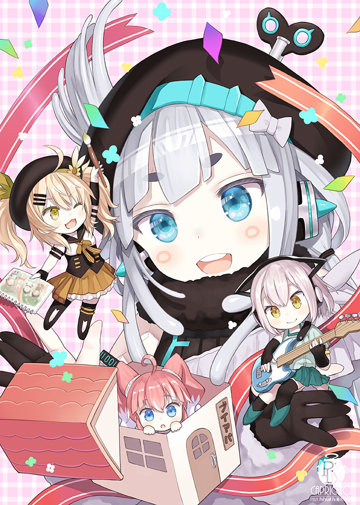 This is a pixiv picture whose title is ゆげちゃん１周年おめでと～.