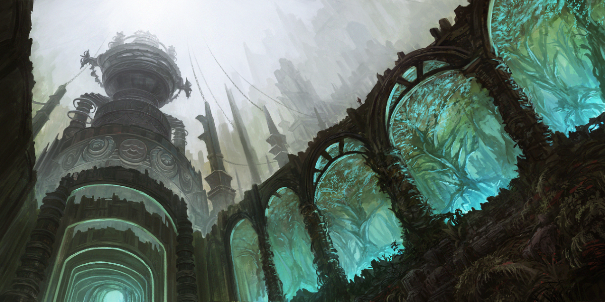 This is a pixiv picture whose title is 古代遺跡の祭壇.