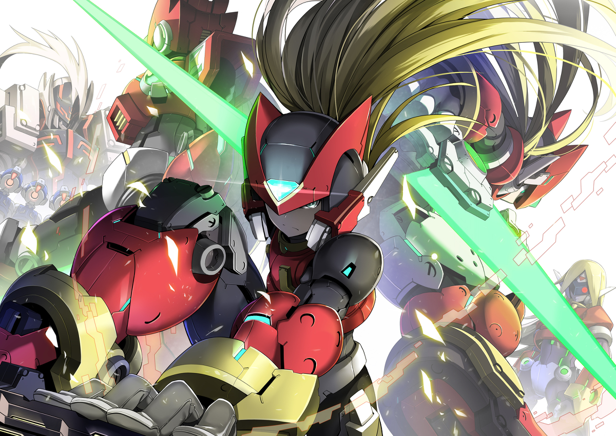 This is a pixiv picture whose title is ロックマンゼロ Legendary of Red.