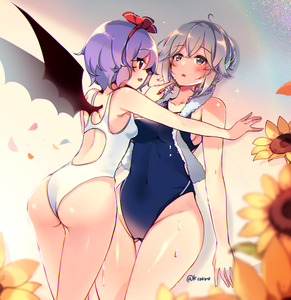 This is a pixiv picture whose title is 夏の誘惑.