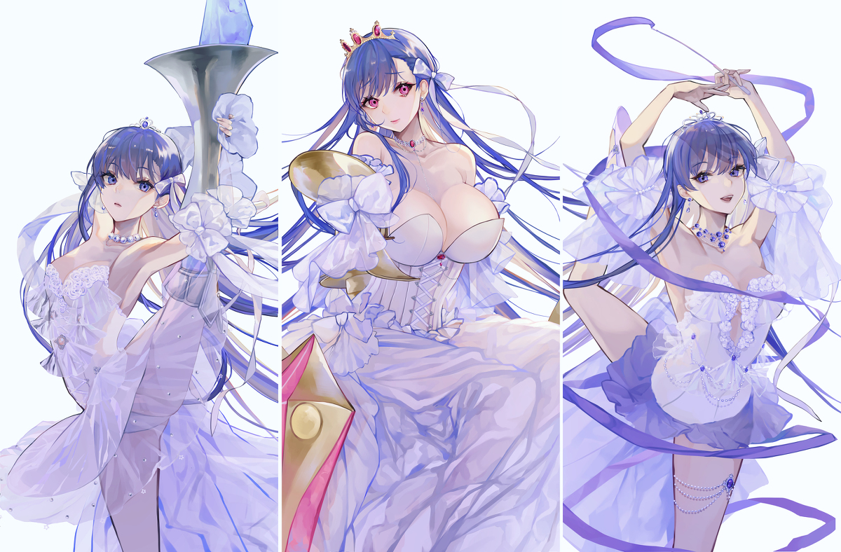 This is a pixiv picture whose title is 純白.