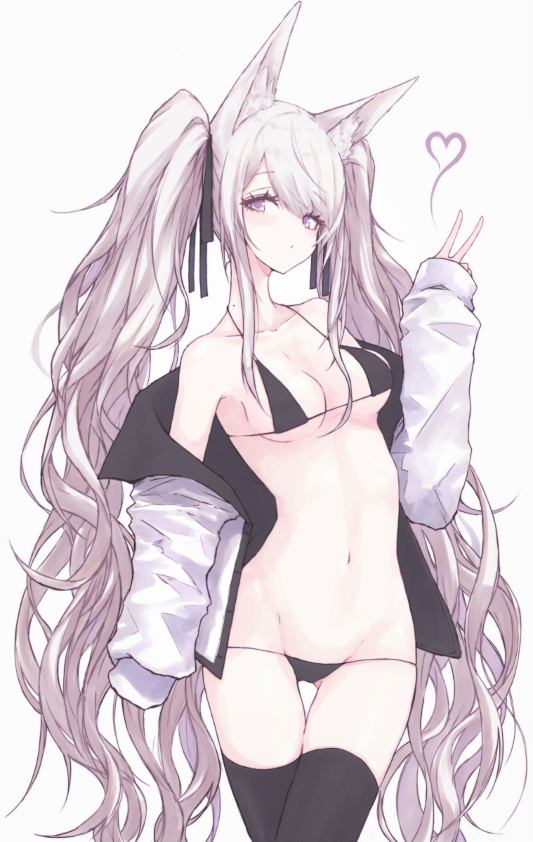 This is a pixiv picture whose title is ✌🦊.