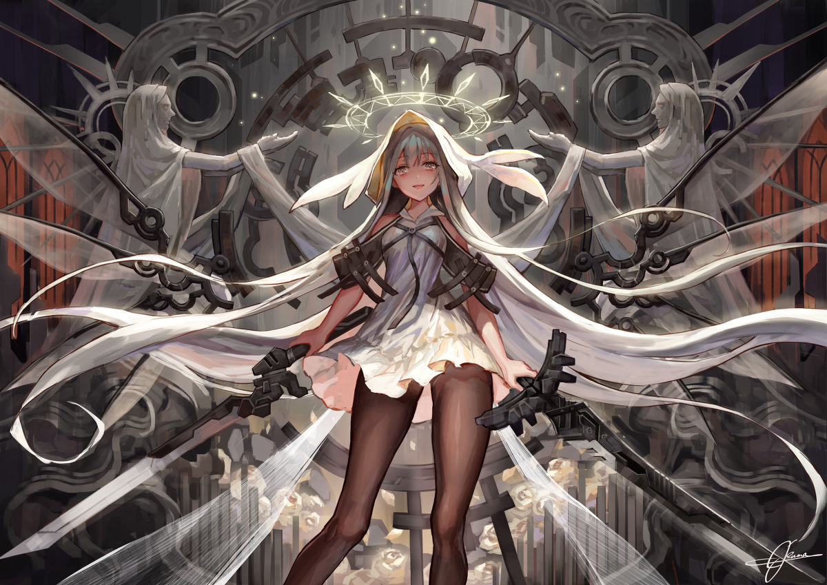 This is a pixiv picture whose title is カミサマノイウトオリ.