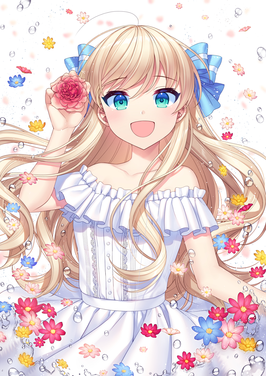 This is a pixiv picture whose title is 花.