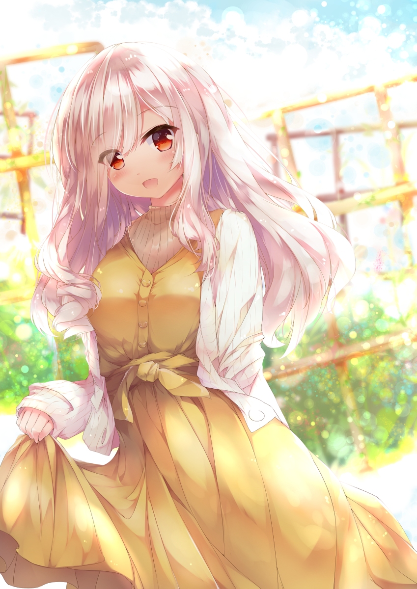 This is a pixiv picture whose title is spring dress.