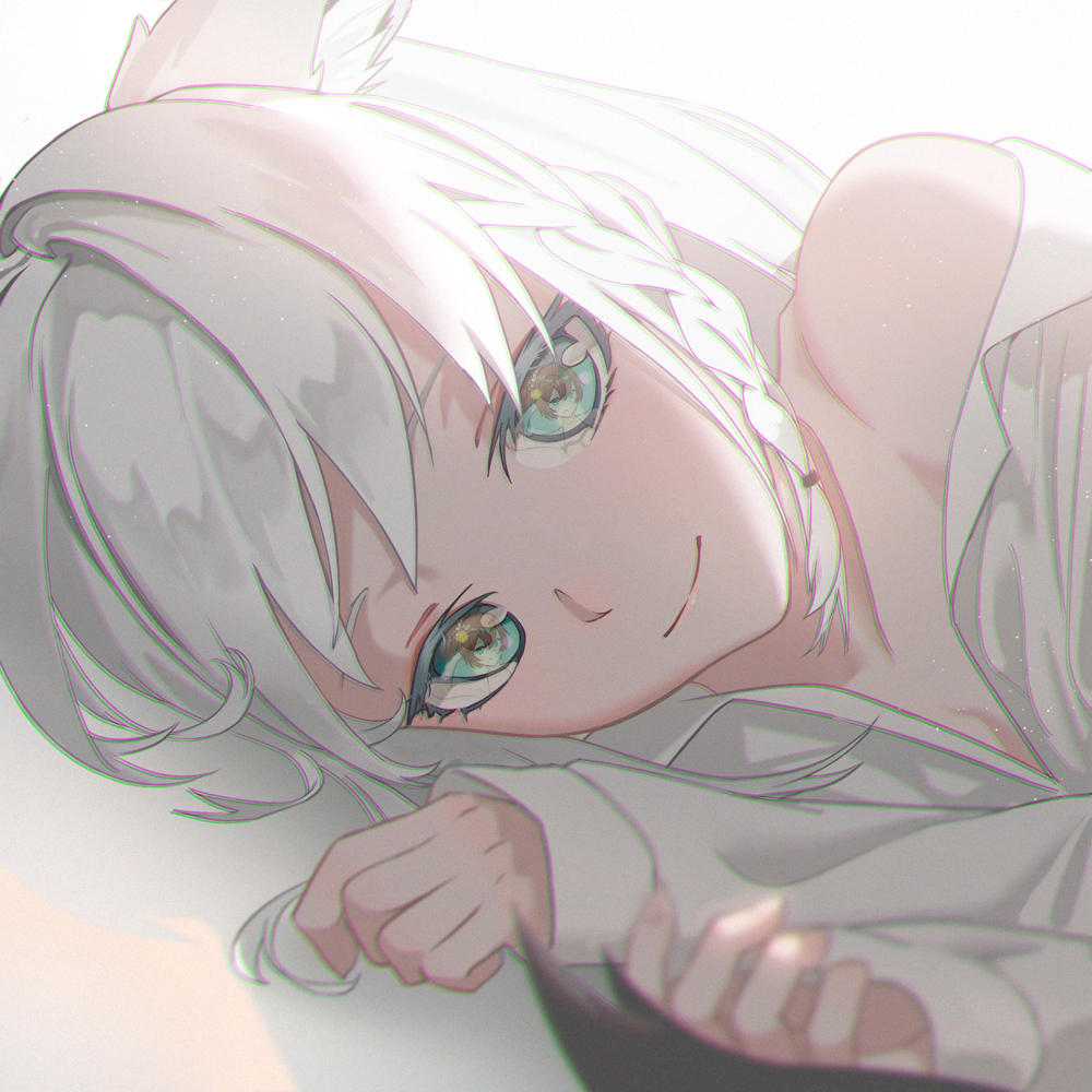 This is a pixiv picture whose title is 贴贴.