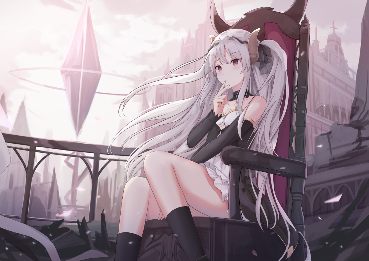 This is a pixiv picture whose title is 魔王さま.