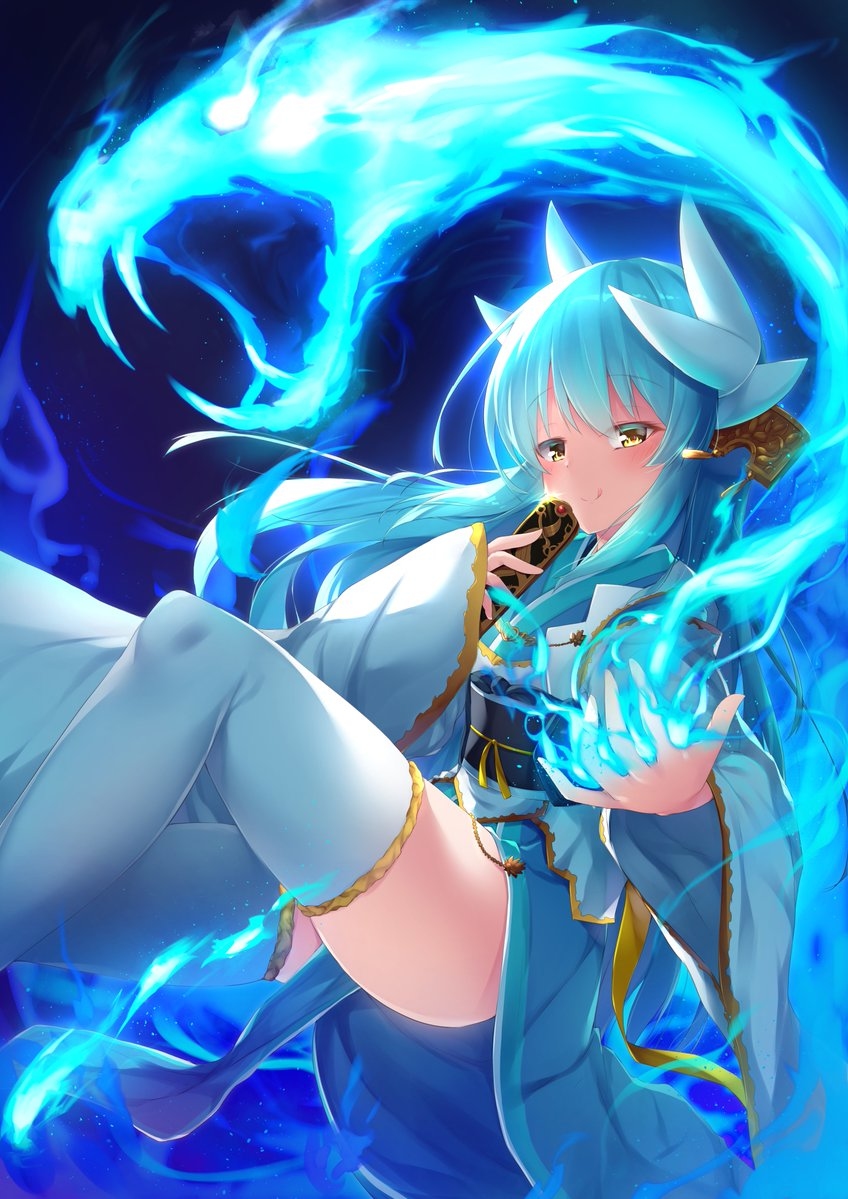 This is a pixiv picture whose title is 転身火生三昧.