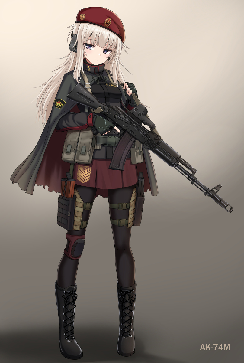 This is a pixiv picture whose title is AK-74Mちゃんまとめ.