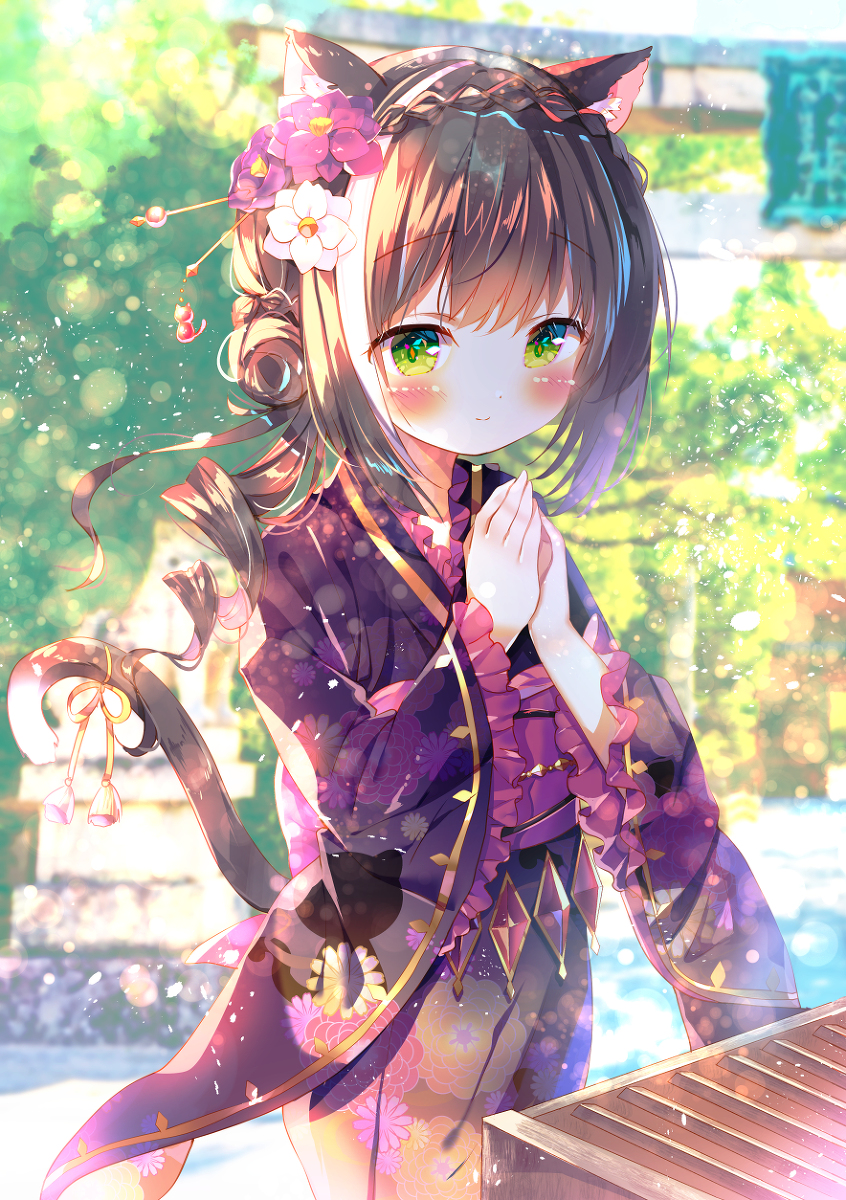 This is a pixiv picture whose title is ニューイヤーキャル.