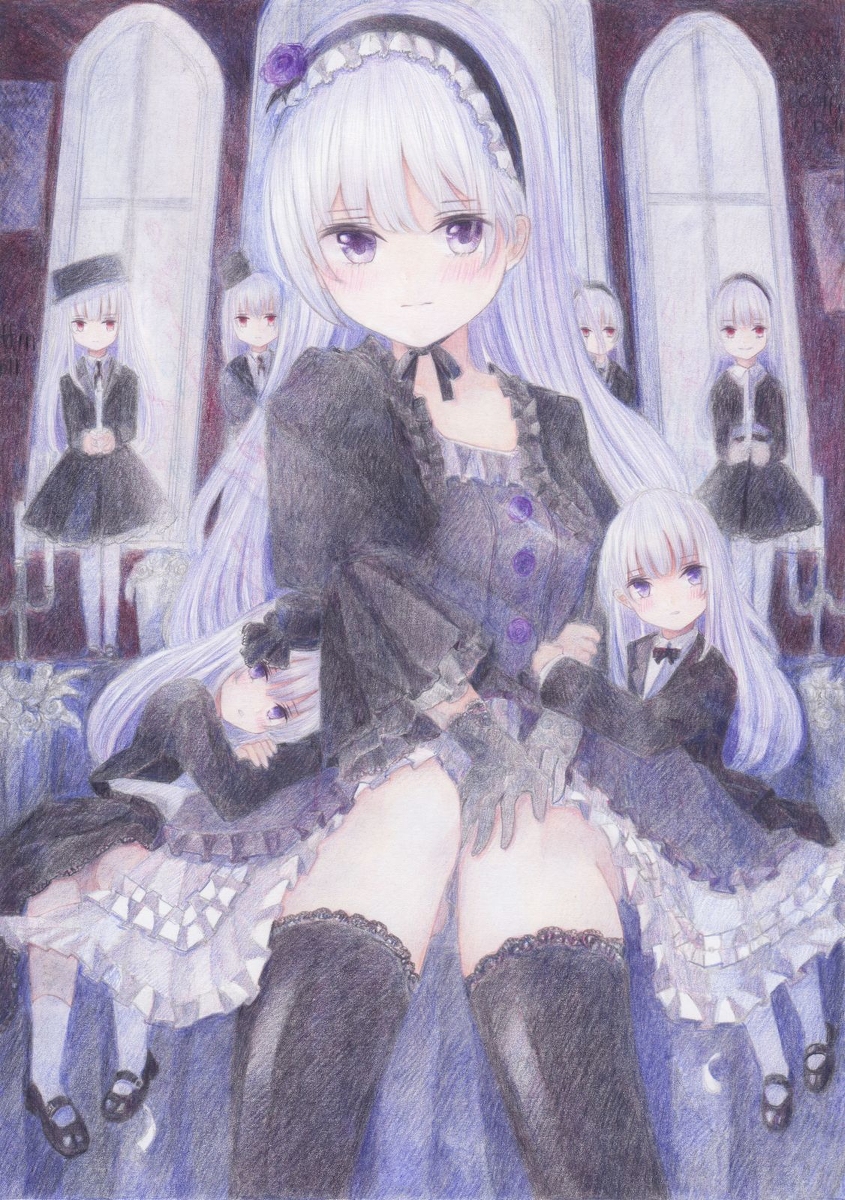 This is a pixiv picture whose title is 棺姫.