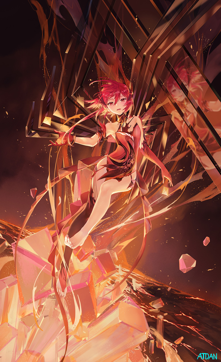 This is a pixiv picture whose title is Fire.