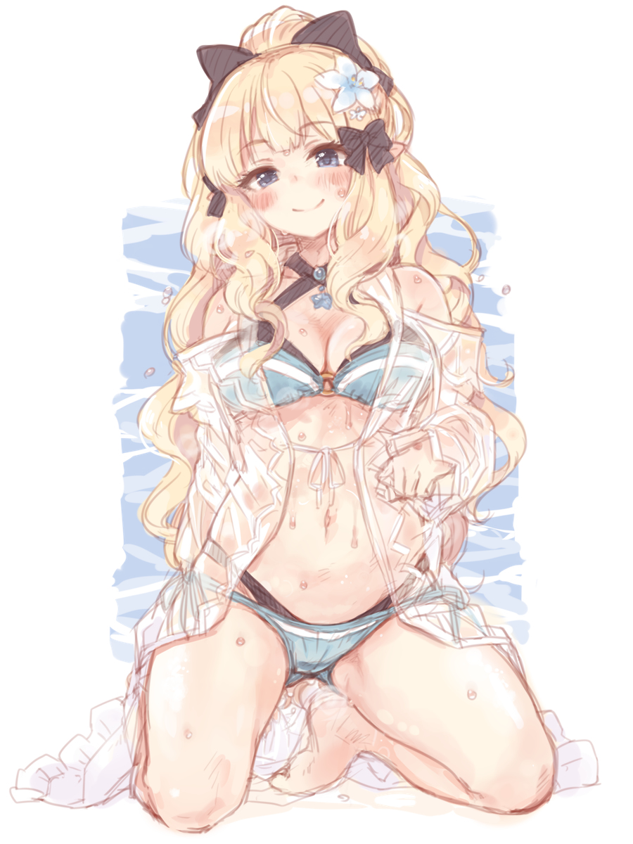 This is a pixiv picture whose title is 水着サレンちゃん.