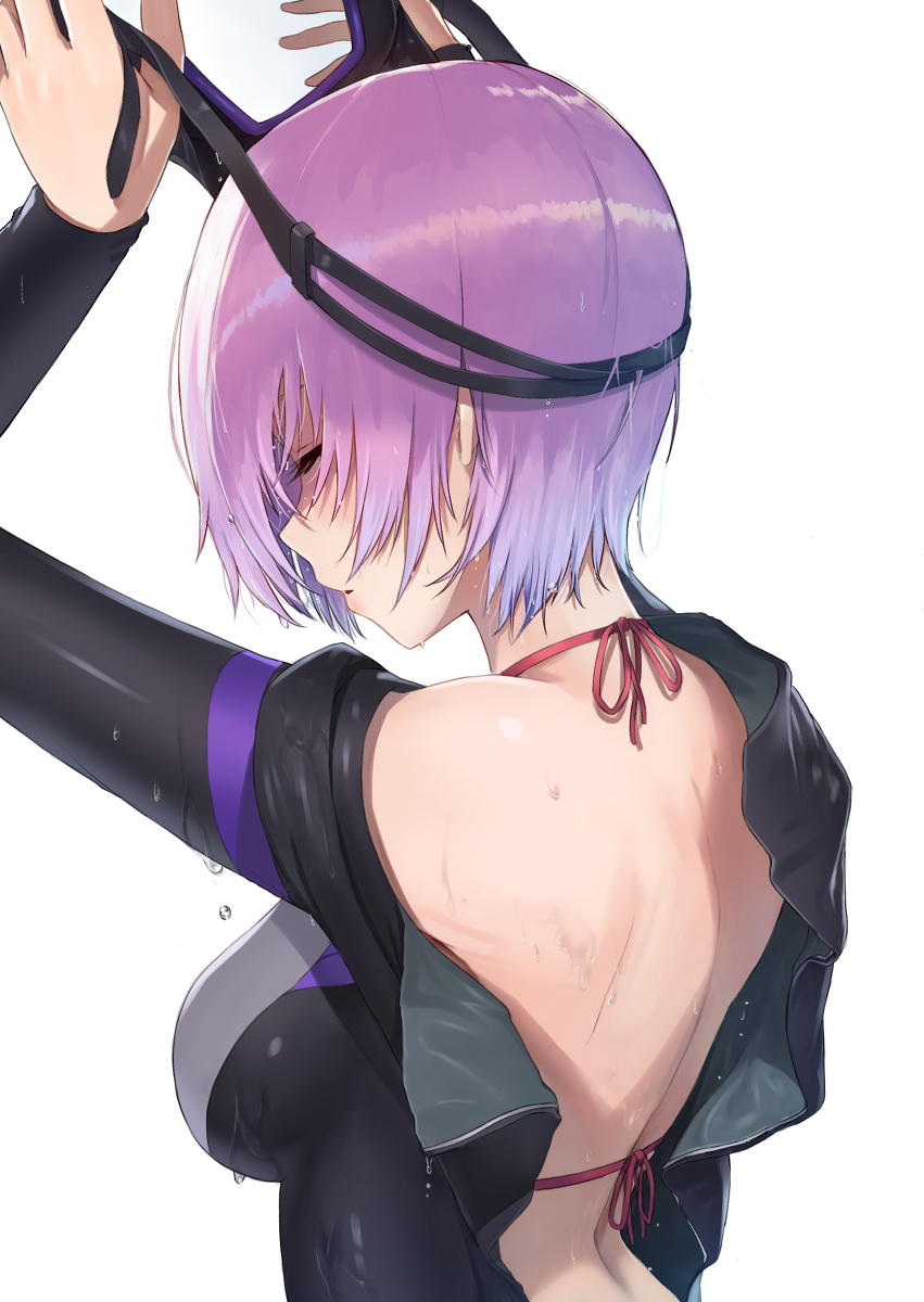 This is a pixiv picture whose title is ダイビングしマシュ!　その②.